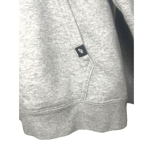 Vintage Nike Men’s 2X Hoodie Sweatshirt Gray Blue Tag Big Swoosh Logo - Picture 3 of 6